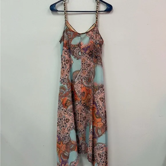 Neiman Marcus Patterned Multicolor Dress Size 6 - Picture 2 of 3